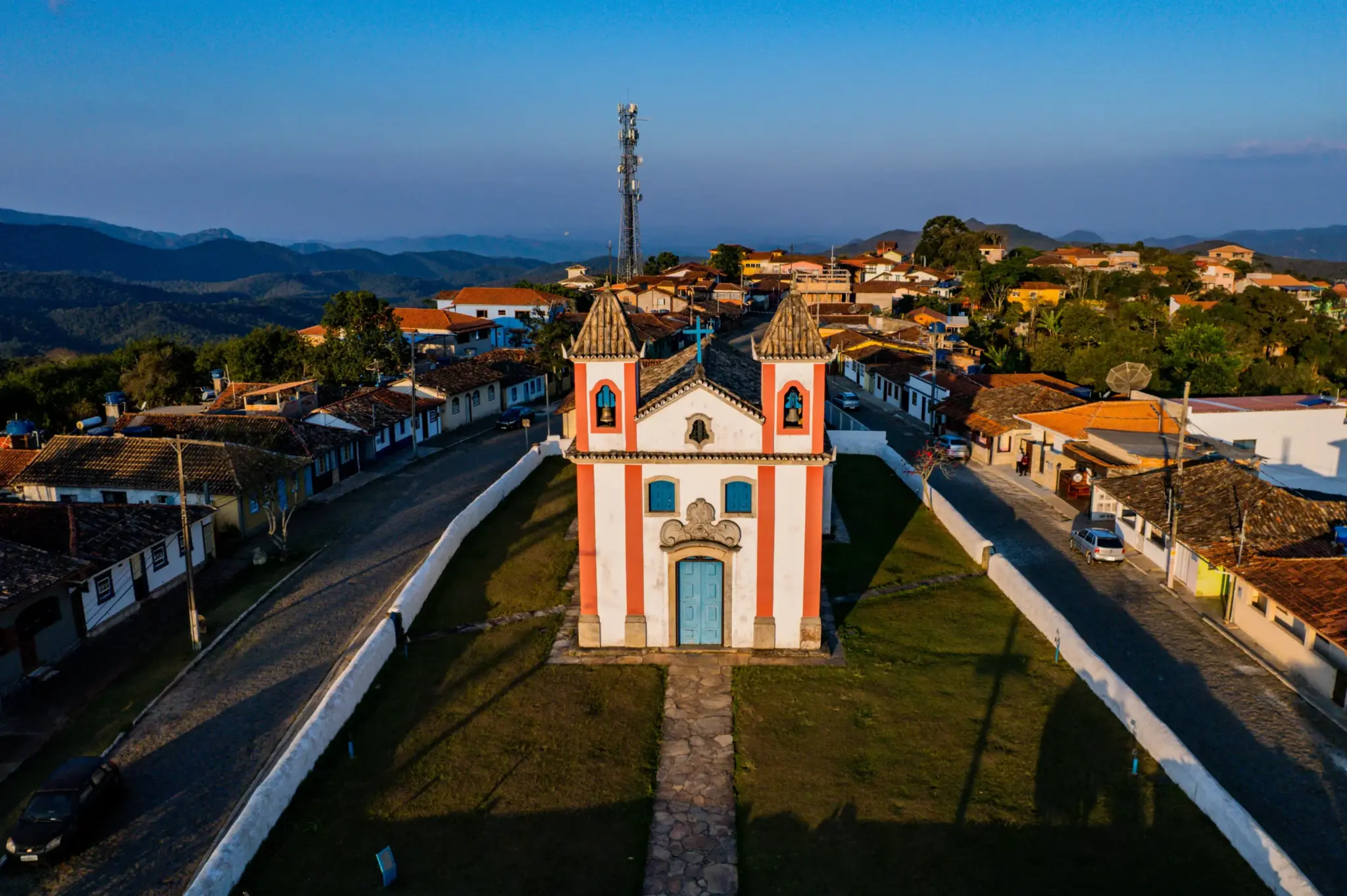 Pôr do sol em Lavras Novas